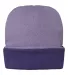 4451 Rabbit Skins Infant Cap in Lavender/ purple back view