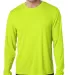 482L Hanes Adult Cool DRI in Safety green front view