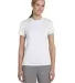 4830 Hanes Ladies' Cool DRI in White front view
