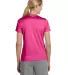 4830 Hanes Ladies' Cool DRI in Wow pink back view
