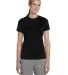 4830 Hanes Ladies' Cool DRI in Black front view