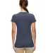 5000L Gildan Missy Fit Heavy Cotton T-Shirt in Heather navy back view