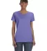 5000L Gildan Missy Fit Heavy Cotton T-Shirt in Violet front view