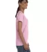 5000L Gildan Missy Fit Heavy Cotton T-Shirt in Light pink side view