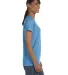 5000L Gildan Missy Fit Heavy Cotton T-Shirt in Carolina blue side view