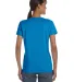 5000L Gildan Missy Fit Heavy Cotton T-Shirt in Sapphire back view