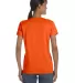 5000L Gildan Missy Fit Heavy Cotton T-Shirt in Orange back view