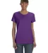 5000L Gildan Missy Fit Heavy Cotton T-Shirt in Purple front view