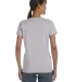 5000L Gildan Missy Fit Heavy Cotton T-Shirt in Sport grey back view