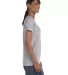 5000L Gildan Missy Fit Heavy Cotton T-Shirt in Sport grey side view