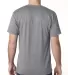 5010 Bayside Adult Heather Jersey Tee in Heather grey back view