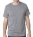 5010 Bayside Adult Heather Jersey Tee in Heather grey front view