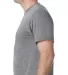 5010 Bayside Adult Heather Jersey Tee in Heather grey side view