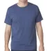 5010 Bayside Adult Heather Jersey Tee in Heather navy front view