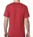 5010 Bayside Adult Heather Jersey Tee in Heather red back view