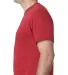 5010 Bayside Adult Heather Jersey Tee in Heather red side view