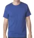 5010 Bayside Adult Heather Jersey Tee in Heather royal front view