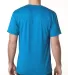 5010 Bayside Adult Heather Jersey Tee in Hthr turquoise back view