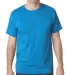 5010 Bayside Adult Heather Jersey Tee in Hthr turquoise front view