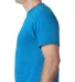 5010 Bayside Adult Heather Jersey Tee in Hthr turquoise side view