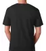 5040 Bayside Adult Short-Sleeve Cotton Tee in Black back view