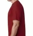 5040 Bayside Adult Short-Sleeve Cotton Tee in Cardinal side view