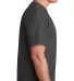 5040 Bayside Adult Short-Sleeve Cotton Tee in Charcoal side view