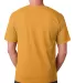 5040 Bayside Adult Short-Sleeve Cotton Tee in Gold back view