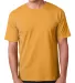 5040 Bayside Adult Short-Sleeve Cotton Tee in Gold front view