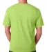 5040 Bayside Adult Short-Sleeve Cotton Tee in Lime back view