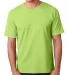 5040 Bayside Adult Short-Sleeve Cotton Tee in Lime front view