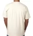 5040 Bayside Adult Short-Sleeve Cotton Tee in Natural back view