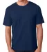 5040 Bayside Adult Short-Sleeve Cotton Tee in Light navy front view