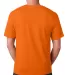 5040 Bayside Adult Short-Sleeve Cotton Tee in Bright orange back view