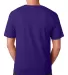 5040 Bayside Adult Short-Sleeve Cotton Tee in Purple back view