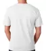 5040 Bayside Adult Short-Sleeve Cotton Tee in White back view