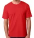 5040 Bayside Adult Short-Sleeve Cotton Tee in Red front view