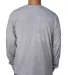 5060 Bayside Adult Long-Sleeve Cotton Tee in Dark ash back view