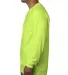 5060 Bayside Adult Long-Sleeve Cotton Tee in Lime side view