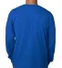5060 Bayside Adult Long-Sleeve Cotton Tee in Royal back view