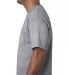 5070 Bayside Adult Short-Sleeve Cotton Tee with Po in Dark ash side view