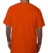5070 Bayside Adult Short-Sleeve Cotton Tee with Po in Bright orange back view