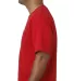 5070 Bayside Adult Short-Sleeve Cotton Tee with Po in Red side view