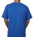 5070 Bayside Adult Short-Sleeve Cotton Tee with Po in Royal blue back view