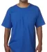 5070 Bayside Adult Short-Sleeve Cotton Tee with Po in Royal blue front view