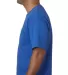 5070 Bayside Adult Short-Sleeve Cotton Tee with Po in Royal blue side view