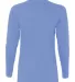 5400L Gildan Missy Fit Heavy Cotton Fit Long-Sleev CAROLINA BLUE back view