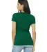 BELLA 6035 Womens Deep V-Neck T-shirt in Kelly back view