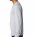 6100 Bayside Adult Long-Sleeve Cotton Tee in Ash side view