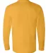 6100 Bayside Adult Long-Sleeve Cotton Tee in Gold back view